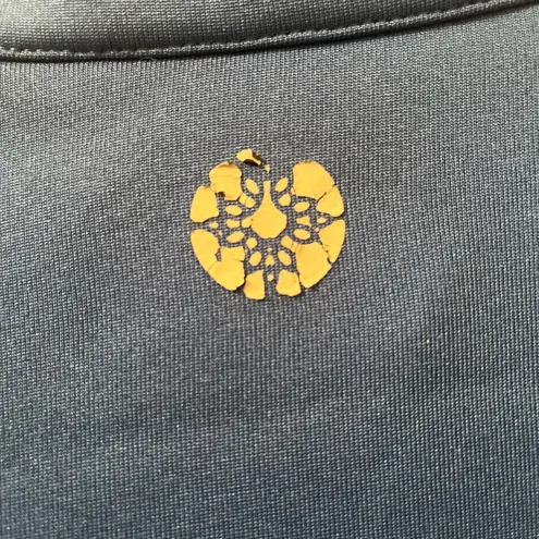 MED COUTURE Women's Athletic Zip Up Track Jacket Coat Blue Size Medium