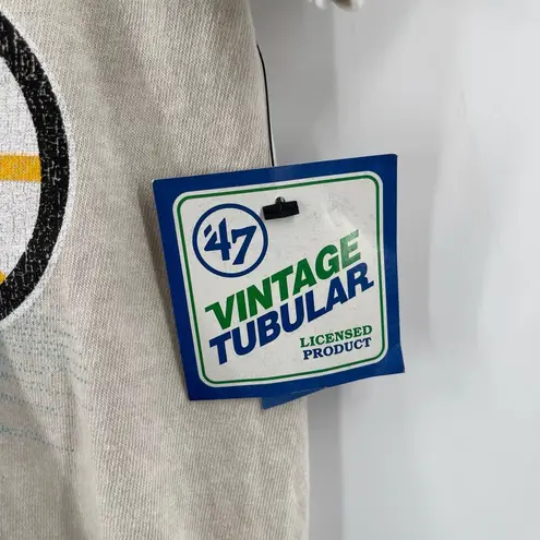 47 ' VINTAGE TUBULAR Boston Bruins Hockey T-Shirt Size Adult Medium Dune NWT