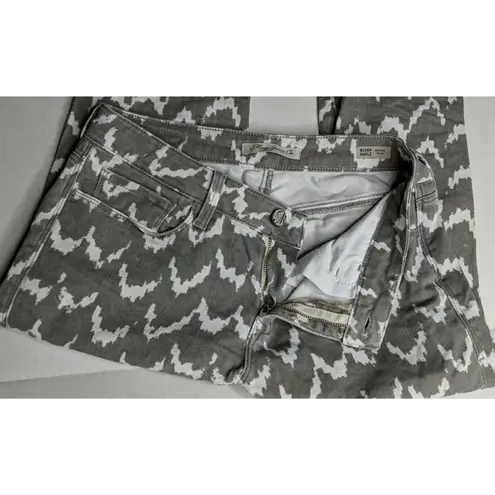 Mavi Alexa Ankle Skinny Jeans Mid Rise Cropped Ikat Print 27