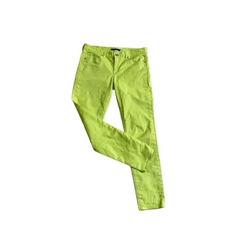 Tahari LIMON GREEN skinny pants size 4/28