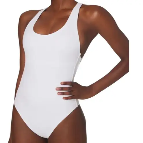 ANDIE The Tulum One-Piece Swimsuit in white M NWT