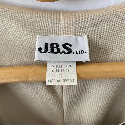 J.B.S. Short Sleeve Gold Dress Size 12