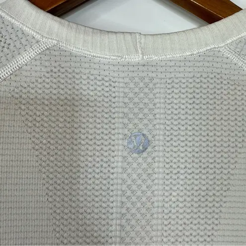 Lululemon  Swiftly Tech Long Sleeve Top in White Size 6