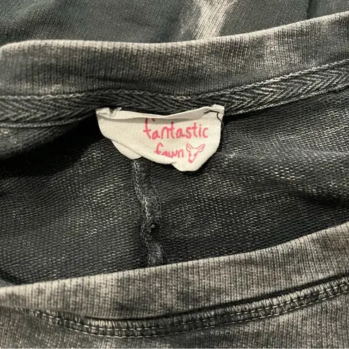 Fantastic Fawn Gray Mineral Wash Cotton Oversized Tunic length Crewneck Shirt