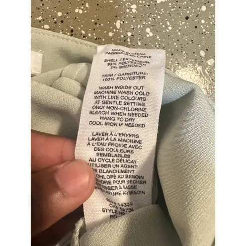 Avec Les Filles Green Cropped Wide Leg Career Dress Pants Womens Size 4