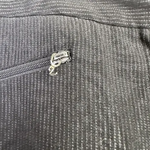 Etcetera Women's Corduroy Paisley Pants Black Size 4 Straight Leg