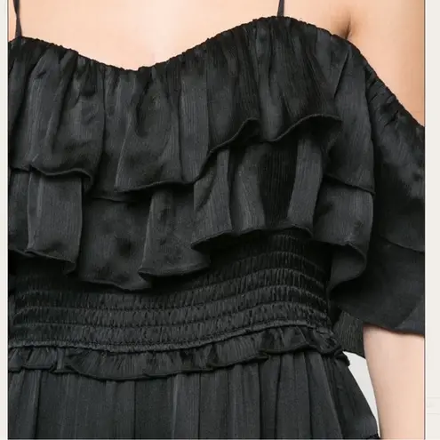 Ulla Johnson Louisa Silk Gown Madi Dress in Black Sz 2