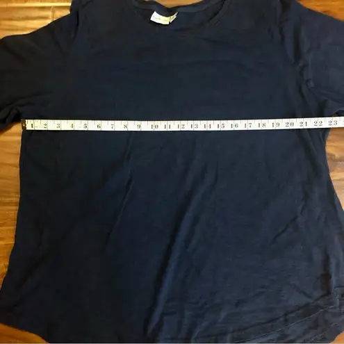 kim rogers Kim Rodgers Curvy Women’s Blue Shirt with Three-Quarter Sleeves in size 3X