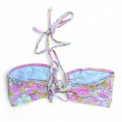 Floral Pastel Bikini Set Pink Size M