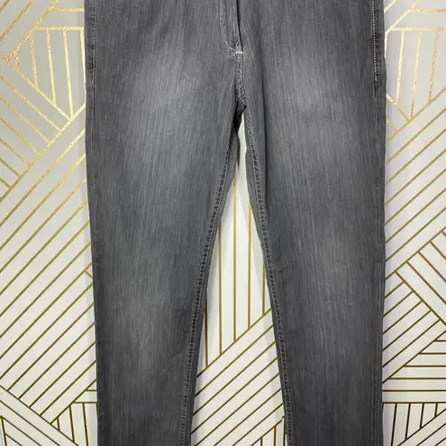 Isabel Marant  Etoile Gray Denim Contrast Stitch Skinny Jeans  Size 0 / US 2