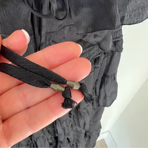 Ulla Johnson Louisa Silk Gown Madi Dress in Black Sz 2