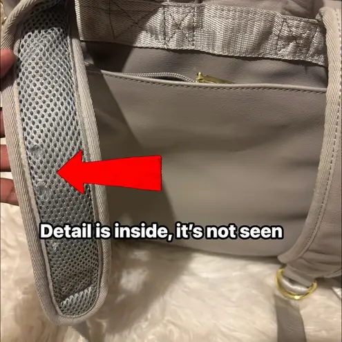 🩷💙Grey Fox Gray Diaper Bag with Gold Accents💙THIS IS BABY BAG 💼 👶 OF QUALITY.