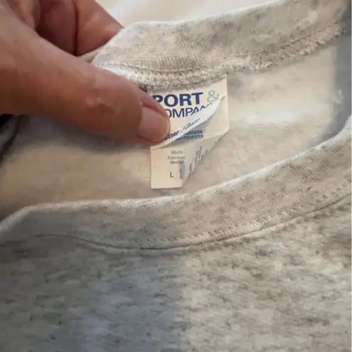 Cute Halloween Ghost Sweatshirt Size XLarge Gray