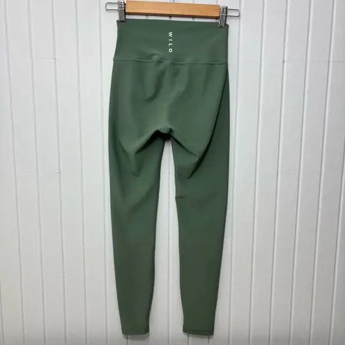 Willow Green Rib Leggings High