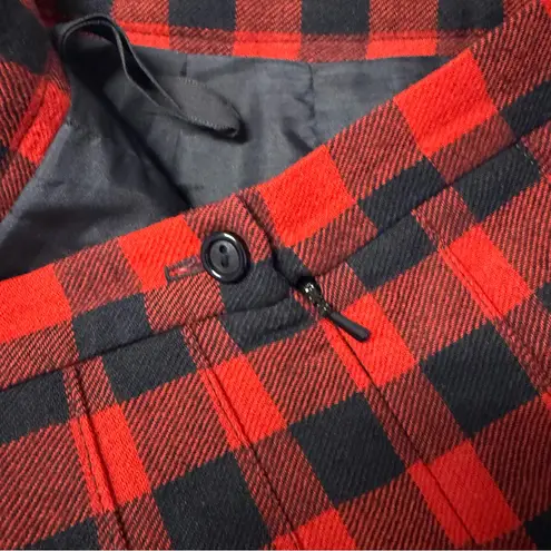 Brooks Brothers 100% Wool Plaid Skirt – Made in Scotland – Vintage – Size 10