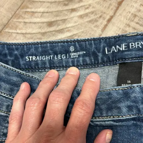 Lane Bryant  Genius Fit straight leg jeans EUC