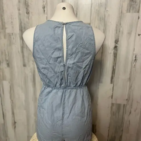 Love Tree  blue denim romper size SMALL