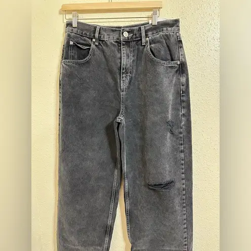 BDG  W Black Rip Boyfriend Midrise Relax Fit Jean 31W 32L