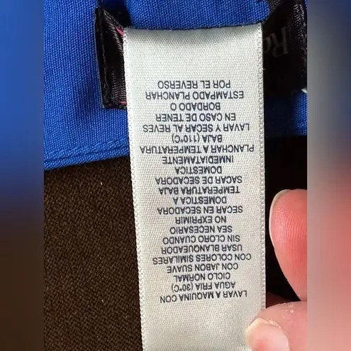 Rafaella Curvy Capri Pants SZ 12 1 Button Zipper And 2 Clip Hooks Front Closure