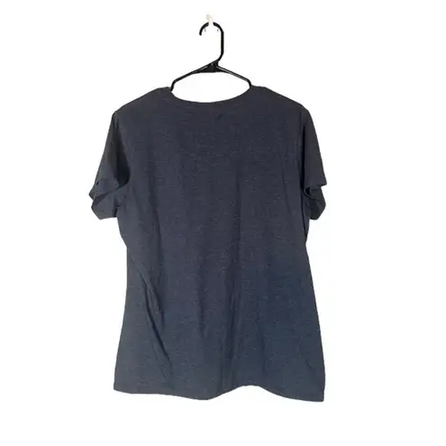 Port & Company Blue Short Sleeve Cotton Lightweight Crew Neck T