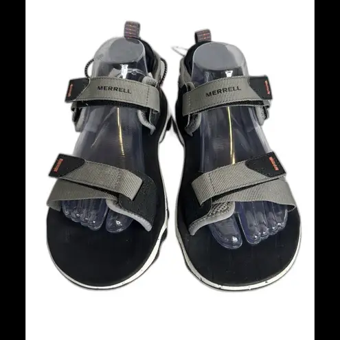 Merrell Hydro Moc AT Sandals ladies 10 Black Gray Vibram Outdoor Water Hiking