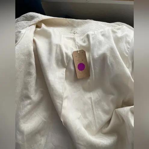 DES Petits Hauts | Luxury Ecru duster coat. size Large NWT White