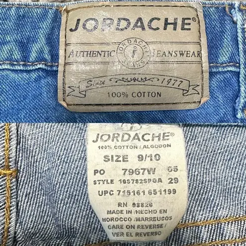 Jordache Vintage Jeans Women’s Size 28 Flare Leg Cropped Denim Classic Dungarees