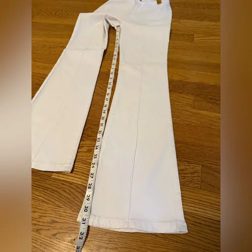 Vibrant high waist White Flare Pants size 3
