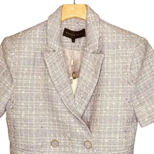 Endless Rose Cropped Tweed Jacket & High Waist Tweed Shorts