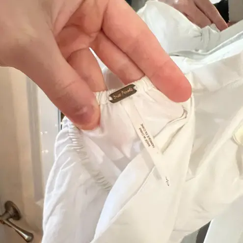 Free People 339  White Tank Dress Open Back Size Large Color White