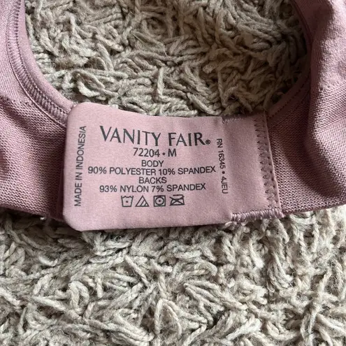 Vanity Fair NWT! Wireless Bra Soft Smoothing Chocolate Brown Size Medium