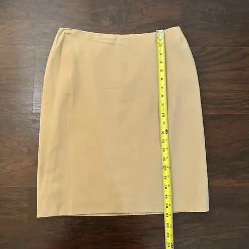 Ralph Lauren  black label tan pencil skirt size 8