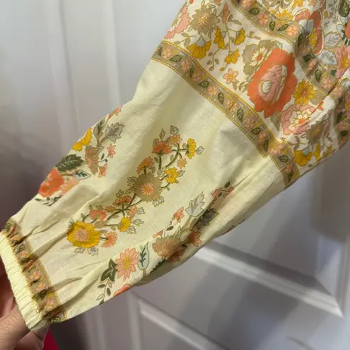 Elan Cream Relaxed Tie Front Tunic