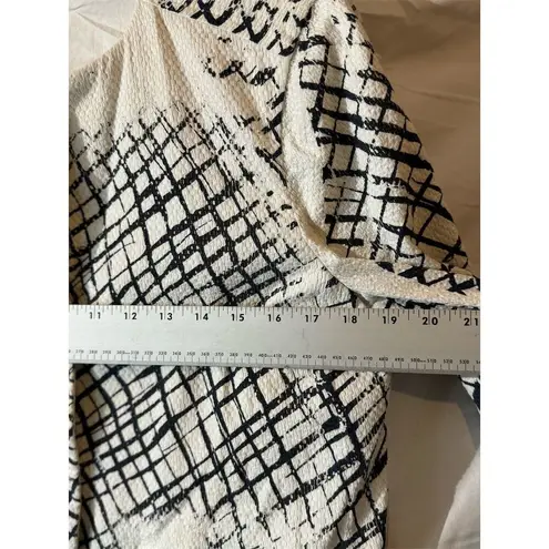 Piazza Sempione Abstract Black White Blazer Jacket Modern Minimalist Chic IT 46