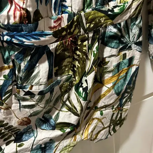 Chaser NWT  small tropical shorts romper long sleeves - Image 6