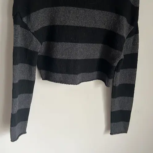 Vince NWT  Striped Turtleneck wool crop Sweater