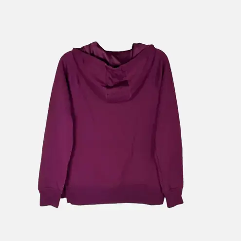 Athletic Works Deep Plum Soft Fleecy Inside Pullover Hoodie Wm XS 0-2