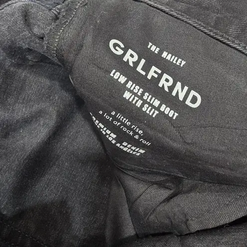 GRLFRND Hailey Low Rise Slim Boot in Manhattan Size 27