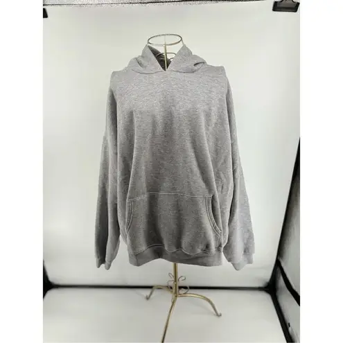 SKIMS NWT Heather gray cotton fleece classic pullover hoodie size 4X