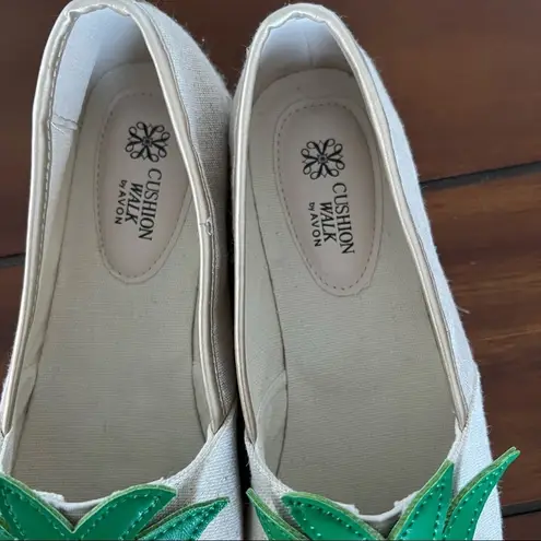 Cushion by Walk by Avon Pineapple Espadrilles Women’s Size 7 #102 Tan