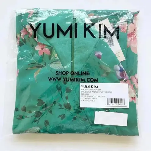Yumi Kim Midnight Love Dress Symphony Dark Mint NWT XXS
