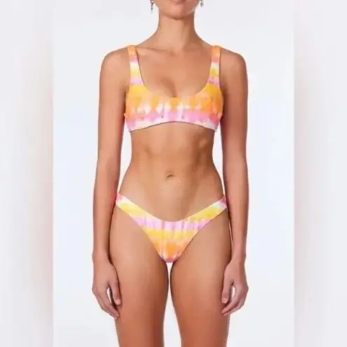 NEW Set! It’s now cool x free people tequila sunrise bikini, size Large Orange