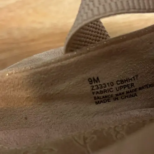 Boc Tan/Pink Shimmer Flats Size 9 Pink