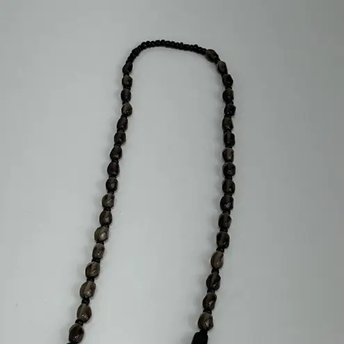 artisan Handmade Elegant Black Onyx and smoky quartz gemstone Necklace