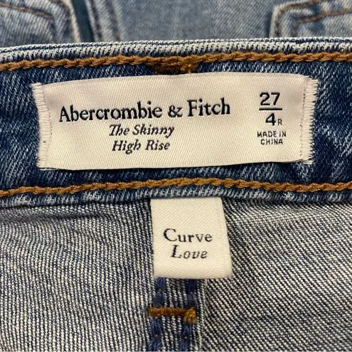 Abercrombie & Fitch  The Skinny High Rise with Curve Love and a Split Hem