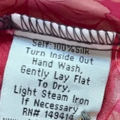 Johnny Was Bouquet Frame Parade Silk Blouse NWT