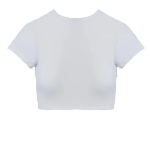 Naked Wardrobe NWOT Micro Crop Top White Size Large | Nordstrom