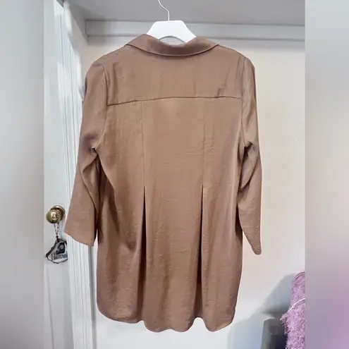 FINAL PRICE Renuar Asymetrical Blouse Tan