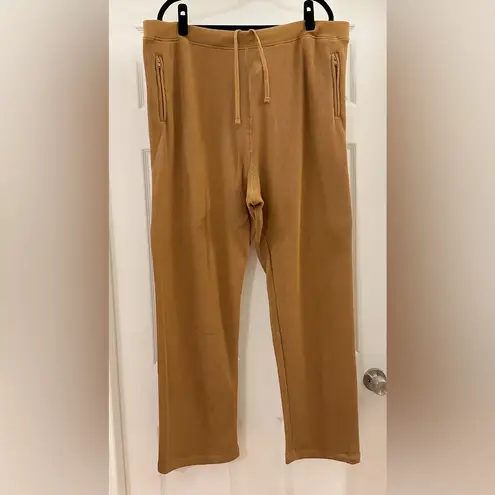 SKIMS NWT Waffle Knit straight leg lounge pants Camel 3X AP-BTM-0903