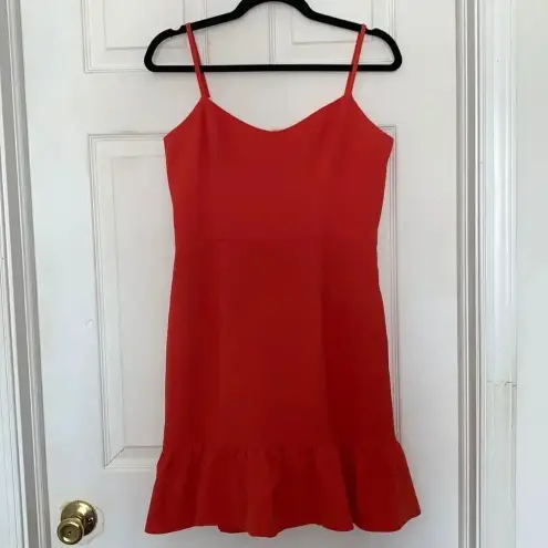Dress the Population  Mira Poppy Mini Dress Orange Size M